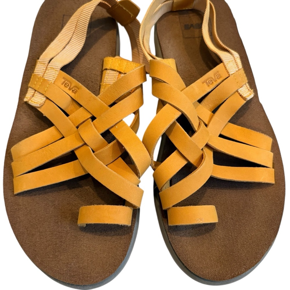 Teva Yellow Women's Sandals - Picture 9 of 13